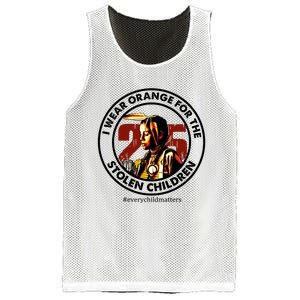 I Wear Orange For Stolen Children Every Child Matters Mesh Reversible Basketball Jersey Tank