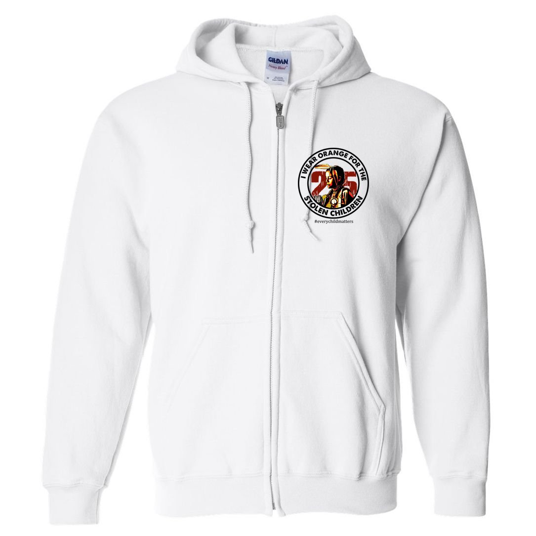I Wear Orange For Stolen Children Every Child Matters Full Zip Hoodie