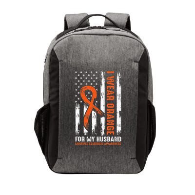  I Wear Orange For My Husband Multiple Sclerosis  Vector Backpack