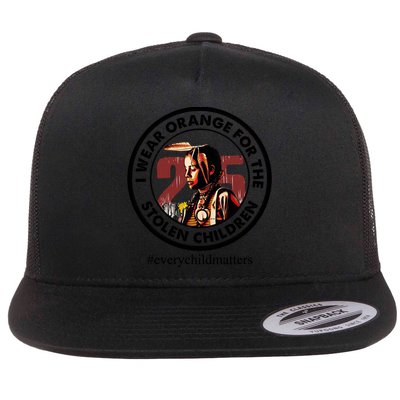 I Wear Orange For The Stolen Children Every Child Matters Flatbill Hat