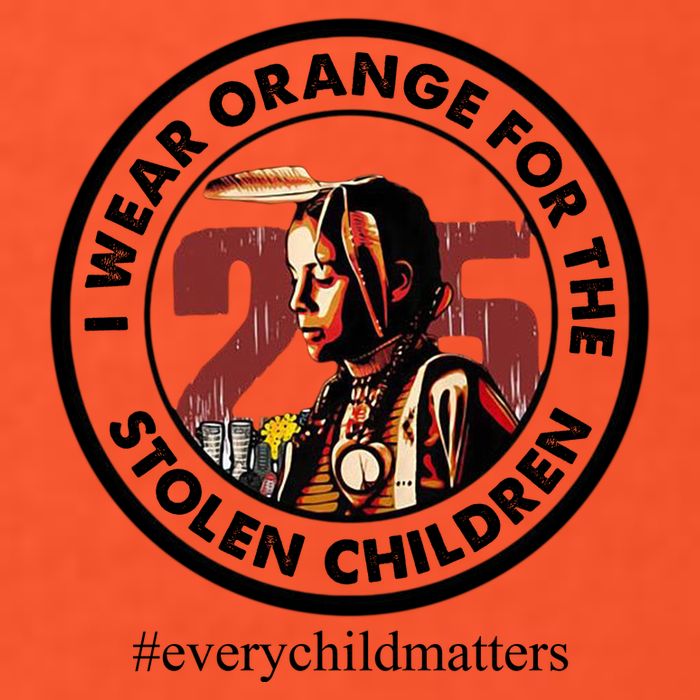 I Wear Orange For The Stolen Children Every Child Matters Tall T-Shirt