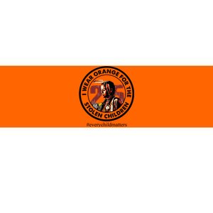 I Wear Orange For The Stolen Children Every Child Matters Bumper Sticker