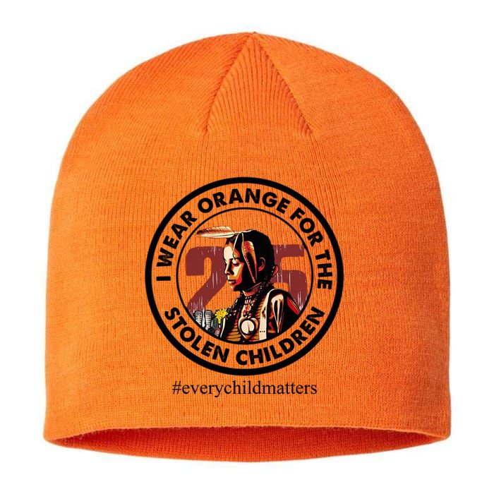 I Wear Orange For The Stolen Children Every Child Matters Sustainable Beanie