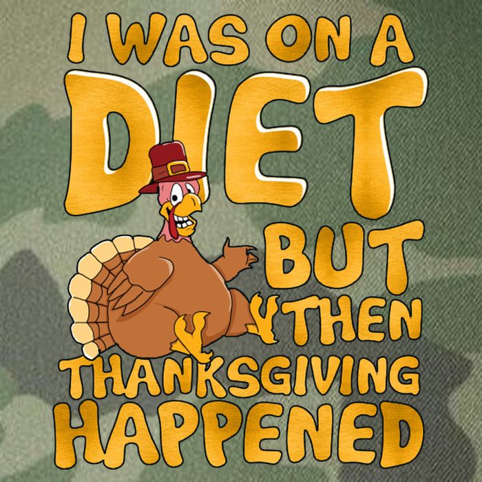 I Was On A Diet But Then Thanksgiving Happened Legacy Tie Dye Trucker Hat