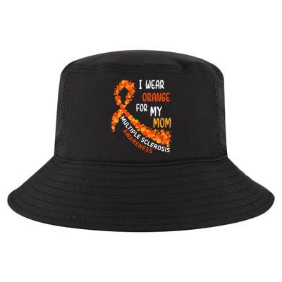 I Wear Orange For My Mom Multiple Sclerosis Awareness Cool Comfort Performance Bucket Hat