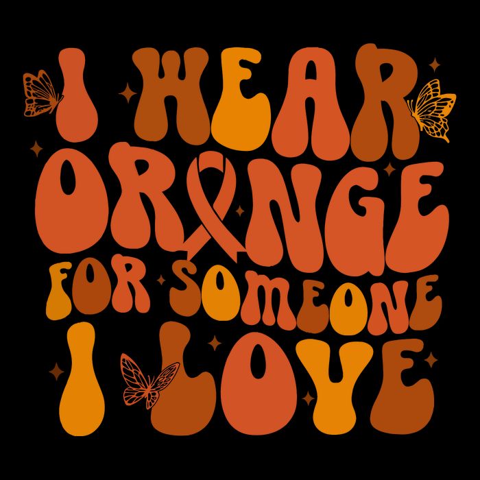 I Wear Orange For Someone I Love Ms Awareness Bag