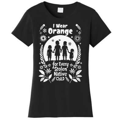 I Wear Orange For Every American Native Child Indian Pride Gift Women's T-Shirt