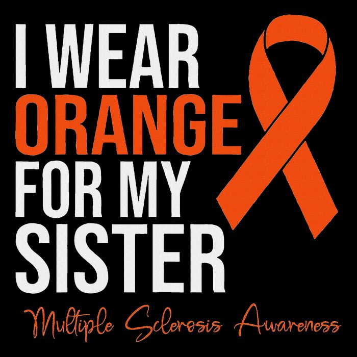 I Wear Orange For My Sister Ms Warrior Multiple Sclerosis Backpack