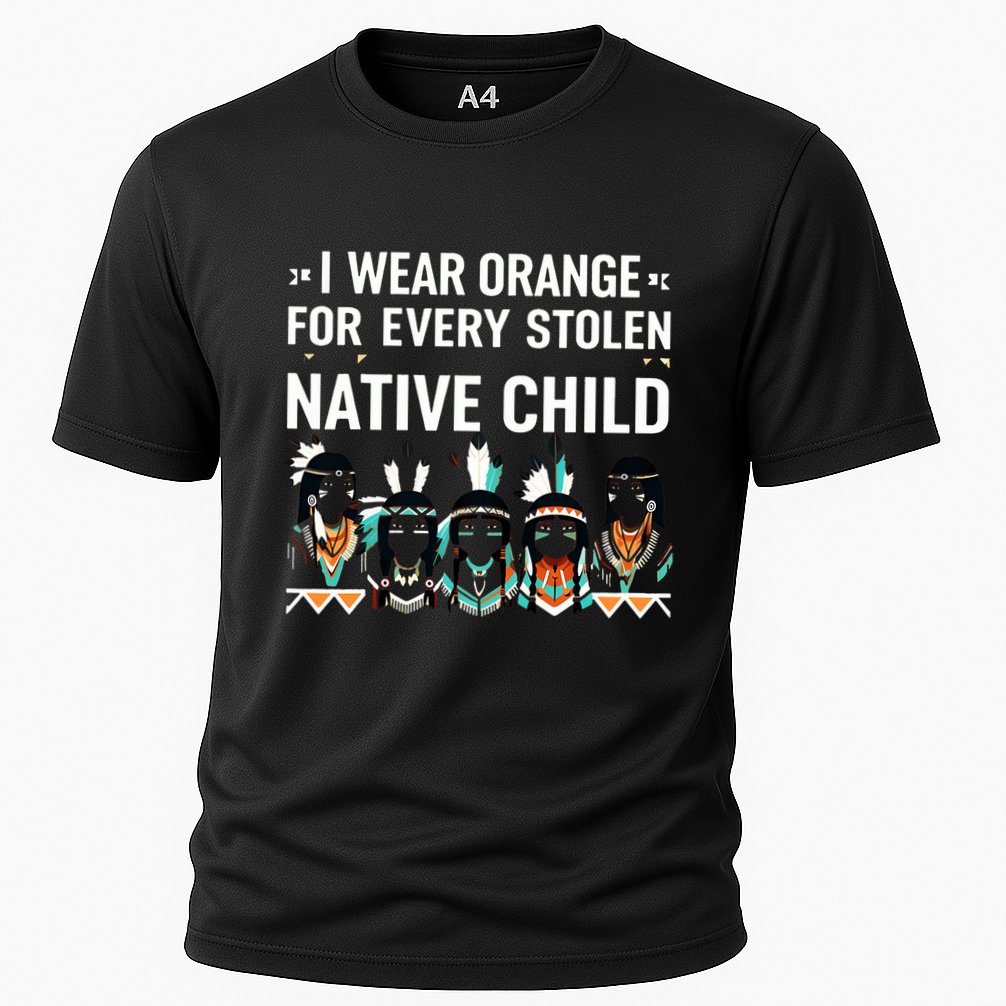 I Wear Orange For Every American Native Child Indian Pride Cooling Performance Crew T-Shirt