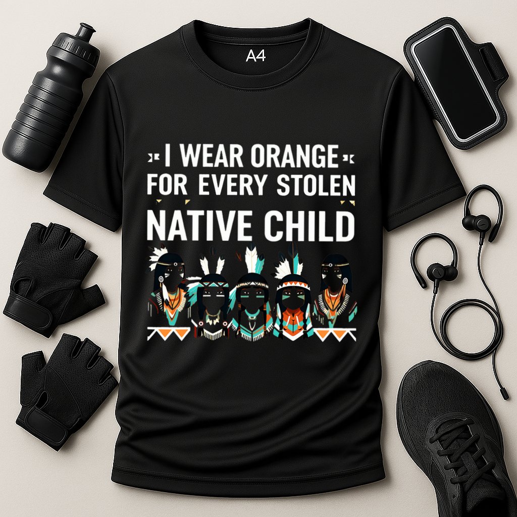 I Wear Orange For Every American Native Child Indian Pride Cooling Performance Crew T-Shirt
