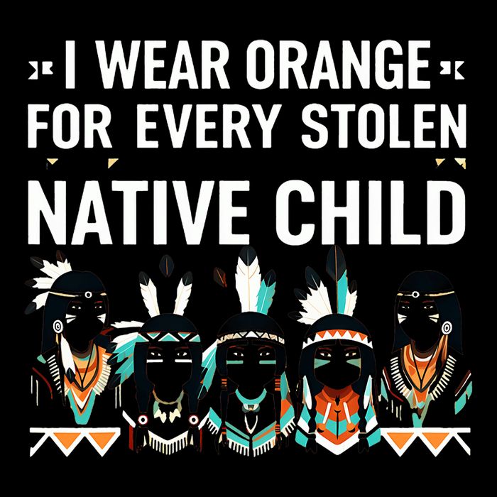 I Wear Orange For Every American Native Child Indian Pride Drawstring Bag