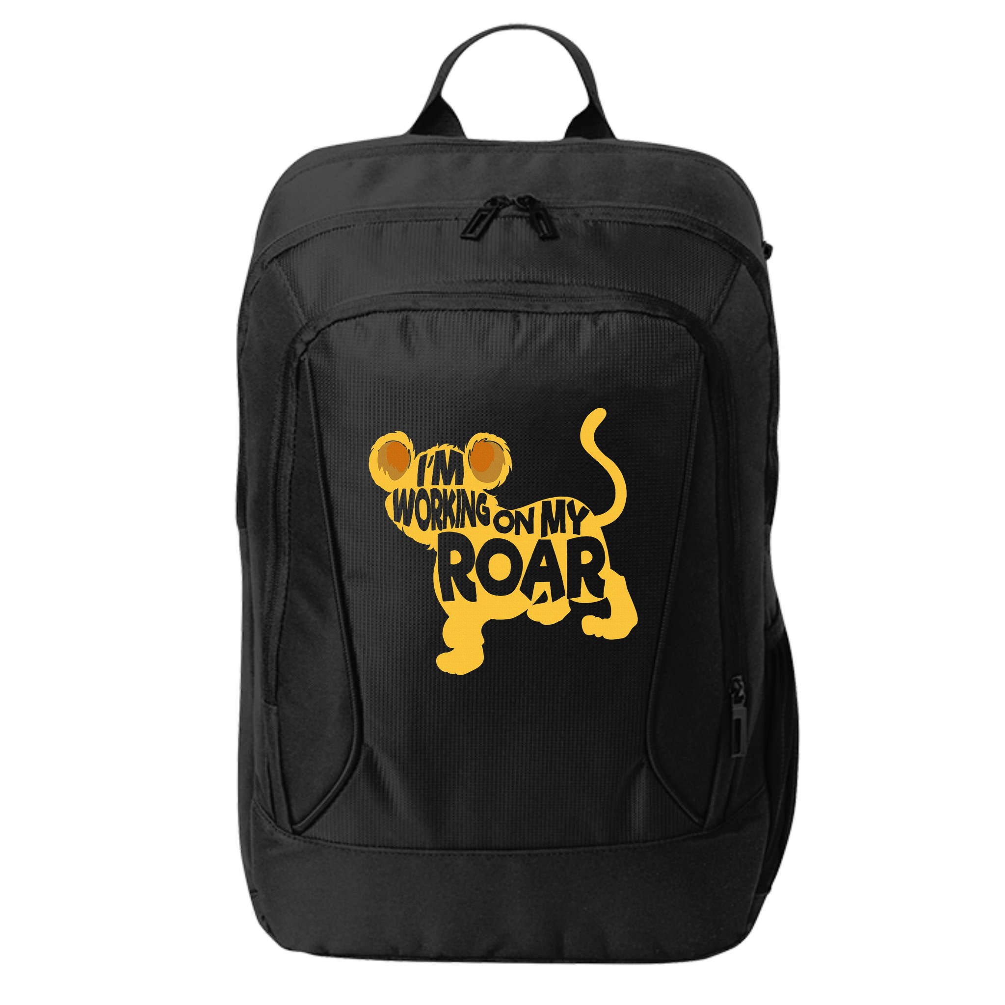 IM Working On My Roar Lion Whisperer Safari Wildlife Animal City Backpack