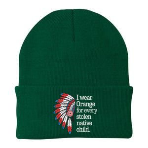 I Wear Orange For Every American Native Child Knit Cap Winter Beanie