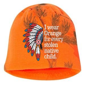 I Wear Orange For Every American Native Child Kati - Camo Knit Beanie