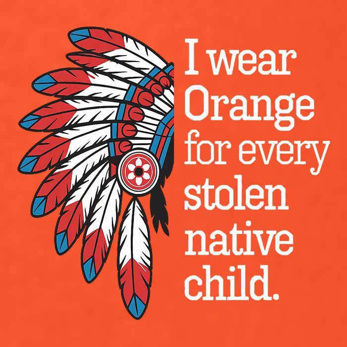 I Wear Orange For Every American Native Child Button