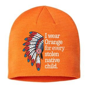 I Wear Orange For Every American Native Child Sustainable Beanie