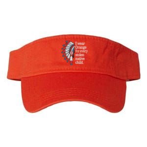 I Wear Orange For Every American Native Child Valucap Bio-Washed Visor