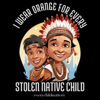 I Wear Orange For Indigenous Children Womens Tank Top