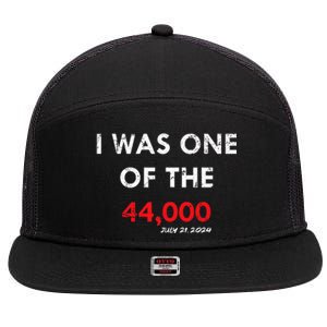 I Was One Of The 44000 7 Panel Mesh Trucker Snapback Hat