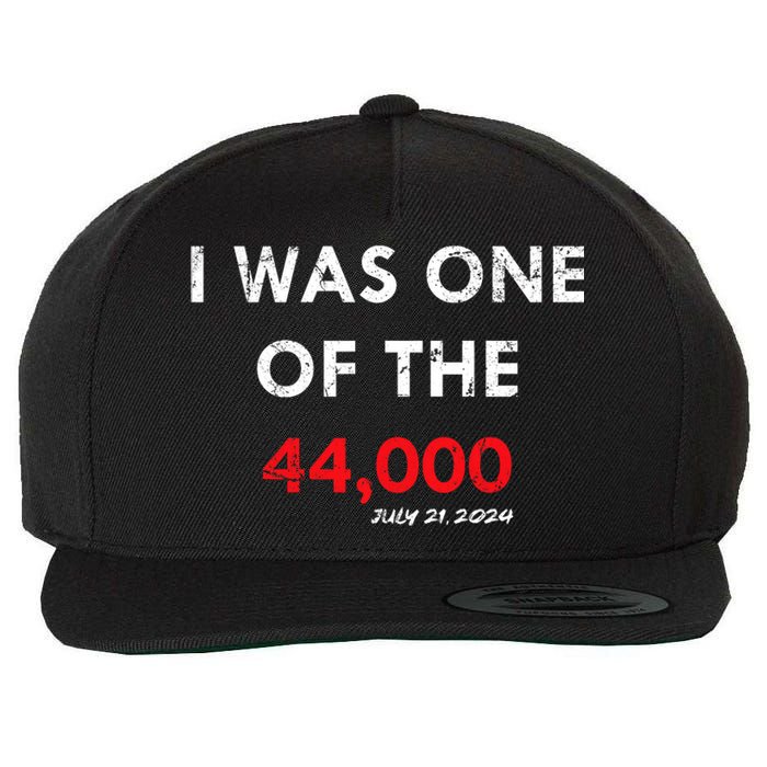 I Was One Of The 44000 Wool Snapback Cap