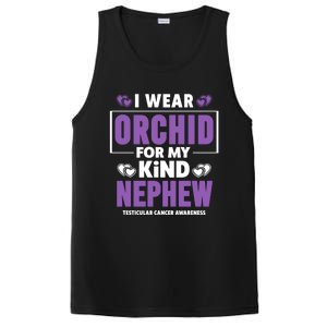 I Wear Orchid For My Nephew Gift Testicular Cancer Awareness Gift PosiCharge Competitor Tank