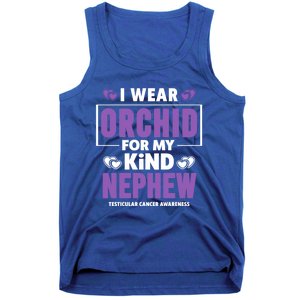 I Wear Orchid For My Nephew Gift Testicular Cancer Awareness Gift Tank Top