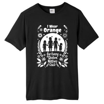 I Wear Orange For Every American Native Child Indian Pride Tall Fusion ChromaSoft Performance T-Shirt