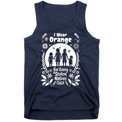 I Wear Orange For Every American Native Child Indian Pride Tank Top