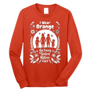 I Wear Orange For Every American Native Child Indian Pride Long Sleeve Shirt