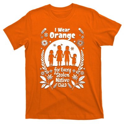 I Wear Orange For Every American Native Child Indian Pride T-Shirt