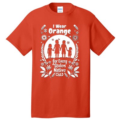 I Wear Orange For Every American Native Child Indian Pride Tall T-Shirt