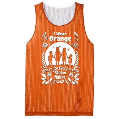 I Wear Orange For Every American Native Child Indian Pride Mesh Reversible Basketball Jersey Tank