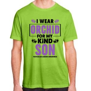 I Wear Orchid For My Son Gift Testicular Cancer Awareness Cool Gift Adult ChromaSoft Performance T-Shirt