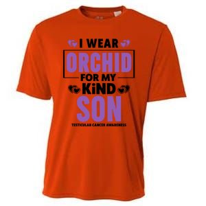 I Wear Orchid For My Son Gift Testicular Cancer Awareness Cool Gift Cooling Performance Crew T-Shirt