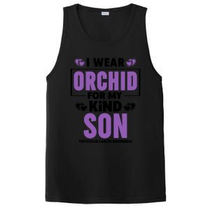 I Wear Orchid For My Son Gift Testicular Cancer Awareness Cool Gift PosiCharge Competitor Tank