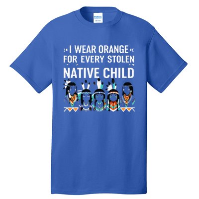 I Wear Orange For Every American Native Child Indian Pride Tall T-Shirt