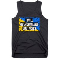 I Will Overcome All Obstacles Inspirational Motivational Tank Top