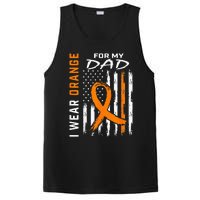 I Wear Orange For My Dad Kidney Cancer Awareness Flag Gifts PosiCharge Competitor Tank