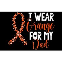 I Wear Orange For My Dad Kidney Cancer Awareness Support Bumper Sticker