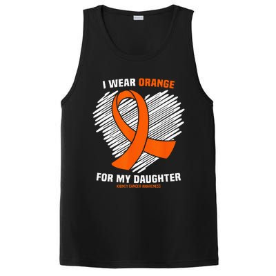 I Wear Orange For My Daughter Kidney Cancer Awareness PosiCharge Competitor Tank