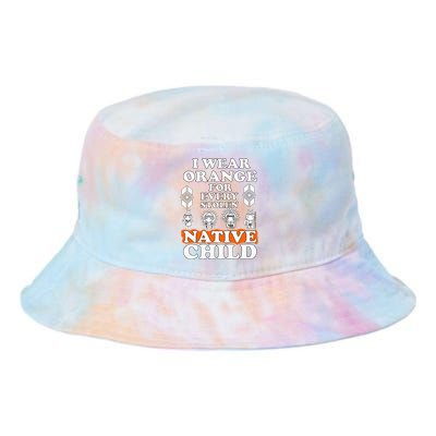 I Wear Orange For Every American Native Child Indian Pride Tie Dye Newport Bucket Hat