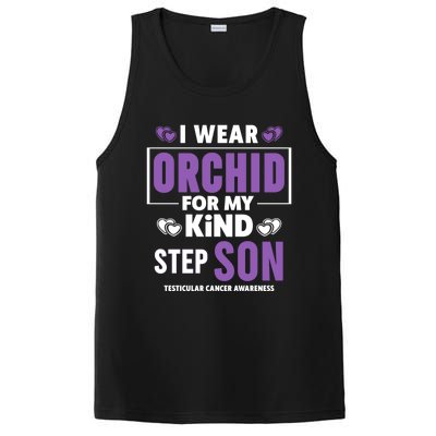 I Wear Orchid For My Step Son Gift Testicular Cancer Awareness Gift PosiCharge Competitor Tank