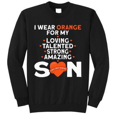 I Wear Orange For My Son Kidney Cancer Awareness Sweatshirt