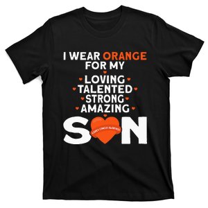 I Wear Orange For My Son Kidney Cancer Awareness T-Shirt