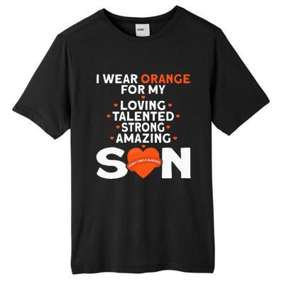 I Wear Orange For My Son Kidney Cancer Awareness Tall Fusion ChromaSoft Performance T-Shirt