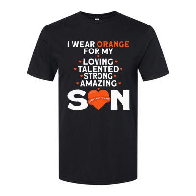 I Wear Orange For My Son Kidney Cancer Awareness Softstyle CVC T-Shirt