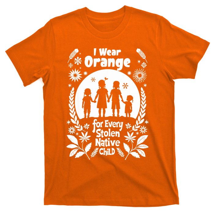 I Wear Orange For Every American Native Child Indian Pride T-Shirt