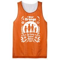 I Wear Orange For Every American Native Child Indian Pride Mesh Reversible Basketball Jersey Tank