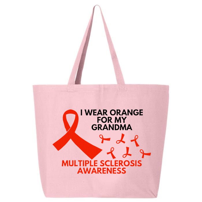 I Wear Orange For My Grandma Multiple Sclerosis Ms Awareness 25L Jumbo Tote