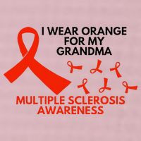 I Wear Orange For My Grandma Multiple Sclerosis Ms Awareness 25L Jumbo Tote